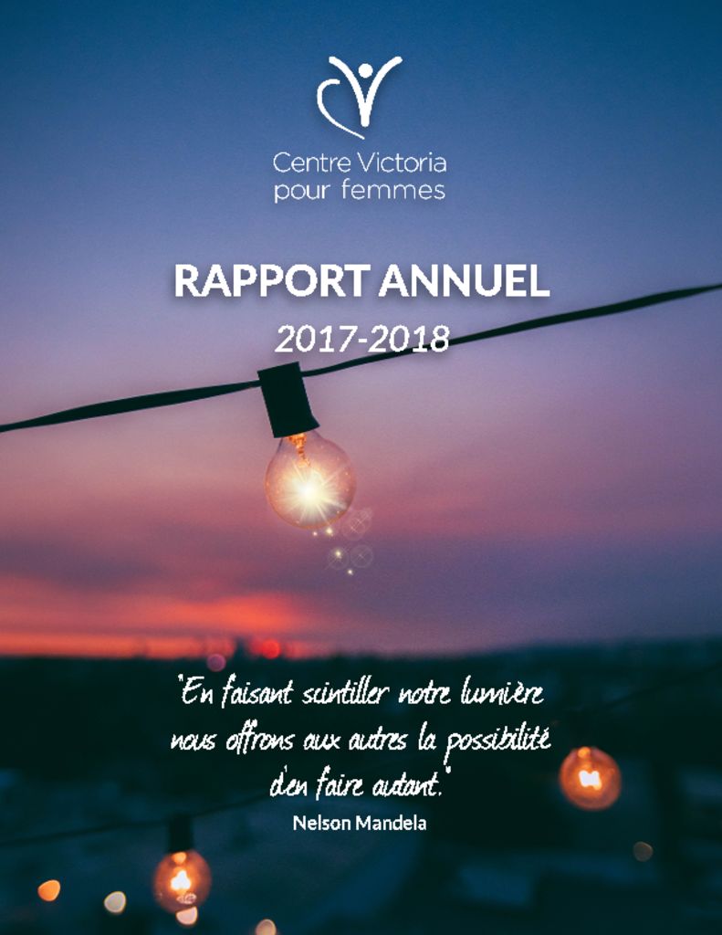 thumbnail of Rapport annuel 2017-2018