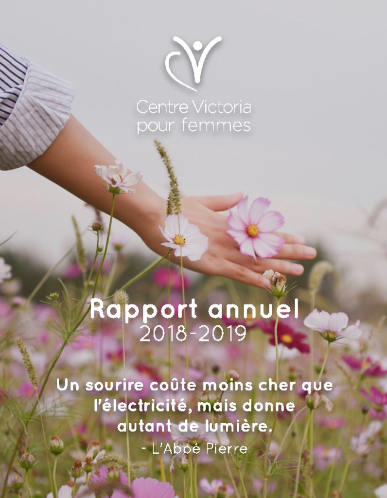 thumbnail of Rapport annuel 2018-2019